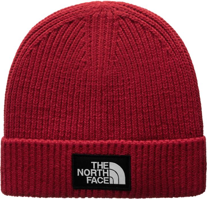 North Face Logo Box Cuffed Beanie (One Size)
