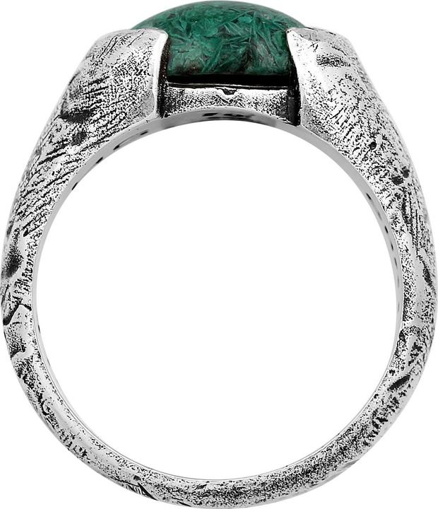 Immagine prodotto Haze & Glory Ring Siegelring Liberty - Afrikanischer Türkis 925 Silber (60, 925 Argento)
