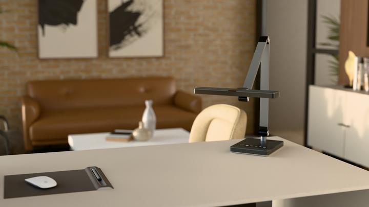 Produktbild Hansa Nimbus Schreibtischlampe schwarz 9 W (600 lm)