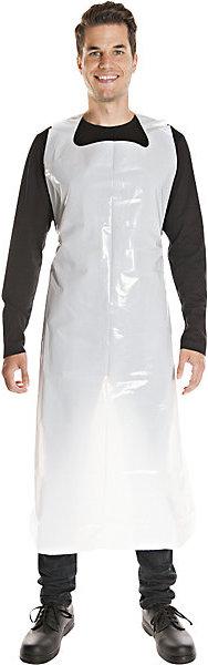 Image du produit Hygostar Tablier à usage unique en LDPE, blanc