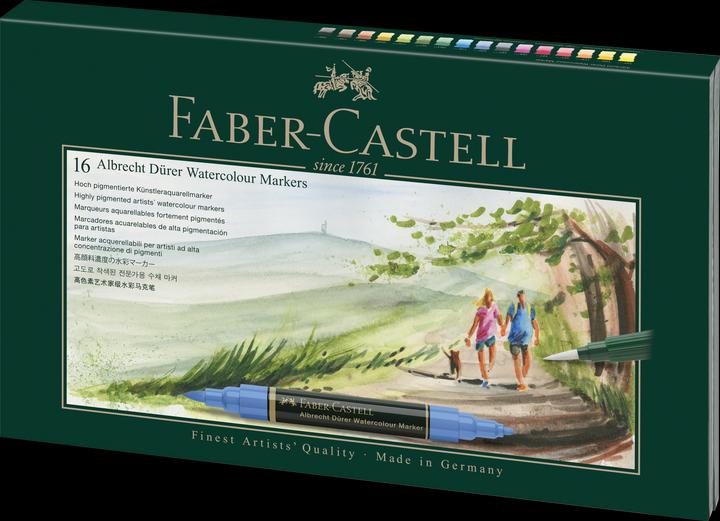 Faber-Castell Albrecht Dürer Watercolour Marker (Mehrfarbig, 17 x)
