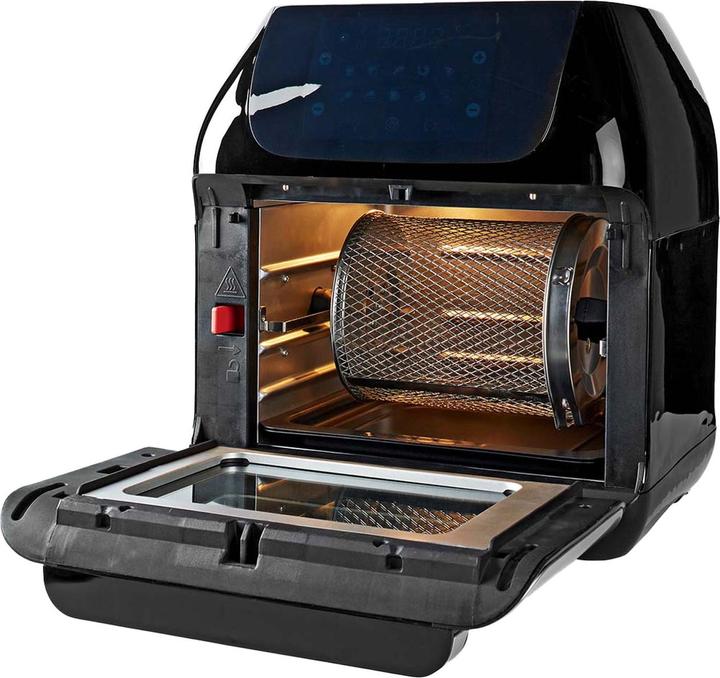 Produktbild Nedis Heissluft Friteuse 12 l Timer: 60 min Digital Schwarz (EU-Stecker)