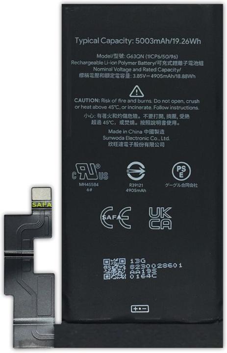 Google pixel 6 Pro Battery