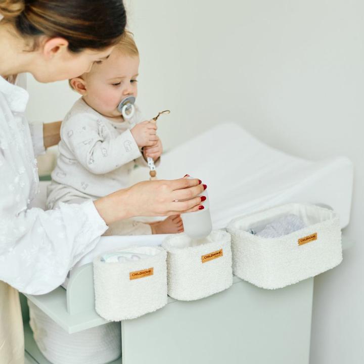 Actual product image Childhome Storage basket set of 3 with hooks for hanging