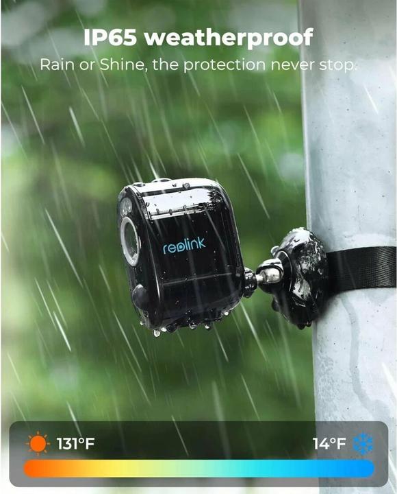 Produktbild Reolink Argus Series B330+Solar Panel+64GB SD Card-5MP (2560 x 1440 Pixels)