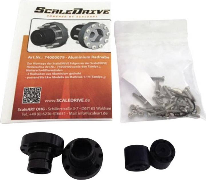 Produktbild ScaleDrive Alu-Radnabe für Hinterachse