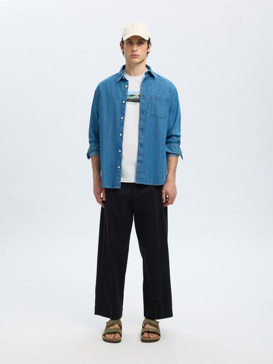 Immagine prodotto Selected Homme Print T-Shirt mit Rundhalsausschnitt (L)
