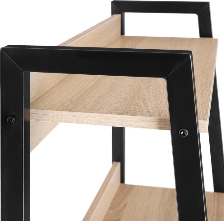 Actual product image tectake Free standing shelf Chatham | With 4 to 5 tiers (57.5 x 52 x 138 cm)