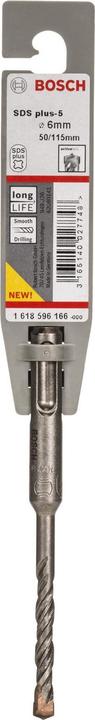 Image du produit Bosch Professional Zubehör Foret marteau SDS plus-5, 6 x 50 x 115 mm (6 mm)