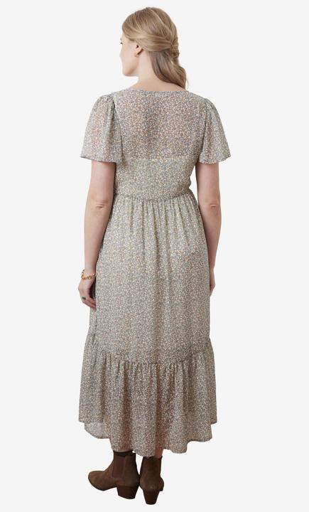 Image du produit Vertbaudet Maxi-robe à volants pour la grossesse et l'allaitement (36)