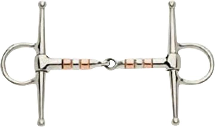 Actual product image Lorina Copper Roller Single Broken Shank Snaffle