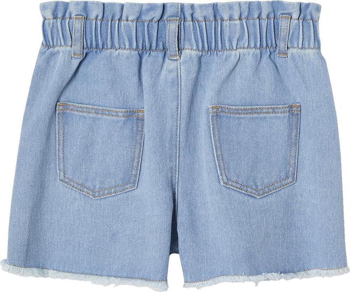 Immagine prodotto Vertbaudet Mädchen Oversized-Jeansshorts mit gestickten Blumen (134)