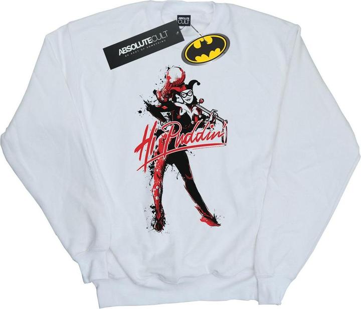 Harley Quinn Hi Puddin Sweatshirt aus Baumwolle