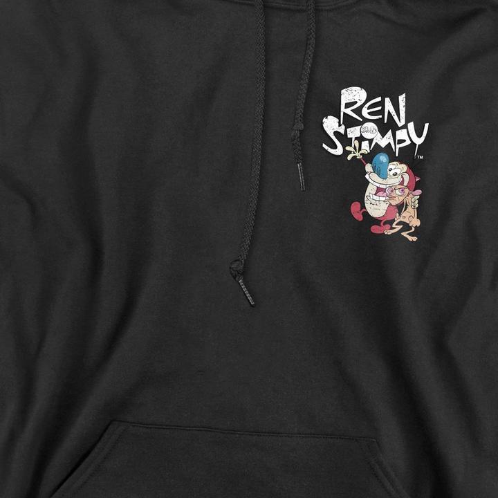 Immagine prodotto Ren & Stimpy Warhol Felpa con Cappuccio Uomo (XL)