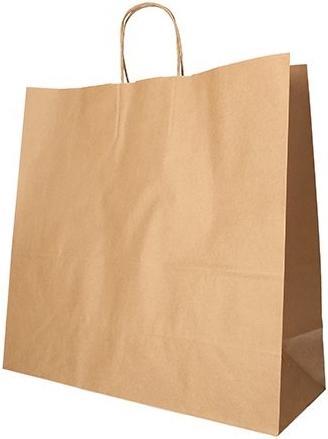 Produktbild Papstar Papier-Tragetasche, 350 x 350 x 140 mm, braun (Geschenktüte, 25 x)