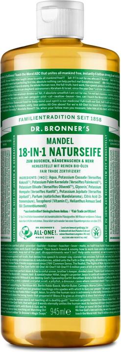 Dr. Bronner's 18-IN-1 Almond (Liquid soap, 945 ml)