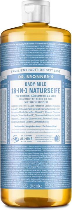 Dr. Bronner's 18-IN-1 Baby Mild (Liquid soap, 945 ml)