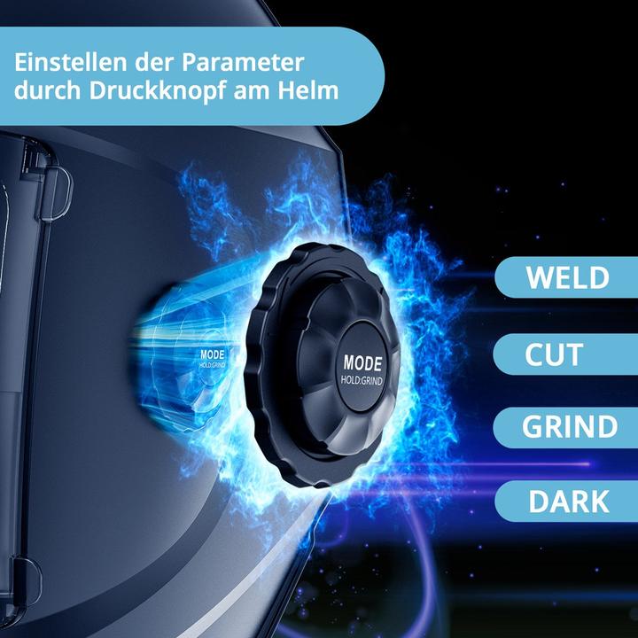 Actual product image Stahlwerk Welding helmet BULLET 3-in-1 automatic welding helmet welding shield