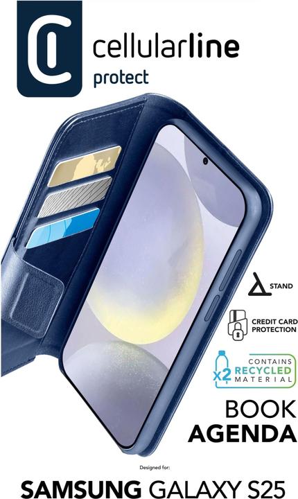 Actual product image Cellularline BOOKAG2GALS25B (Samsung Galaxy S25)