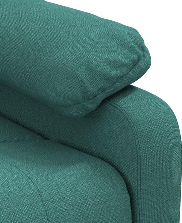 Image du produit VidaXL Fauteuil de massage Fauteuil de télévision Fauteuil de relaxation Tissu vert foncé