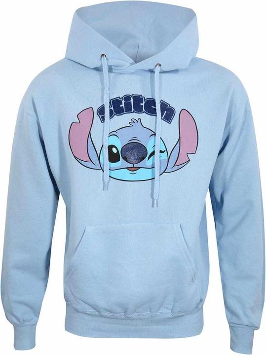 Lilo & Stitch Cute Face Hoodie zum Überziehen (XXL)