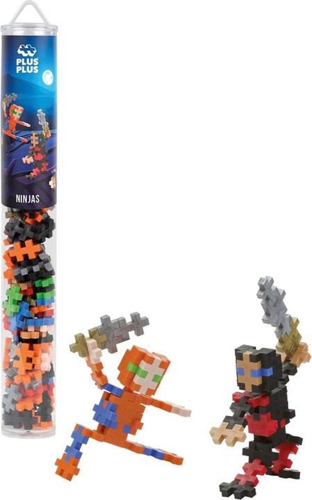 Actual product image Plus-Plus 100 creative building blocks Ninja