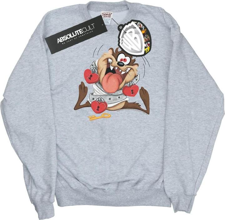 Looney Tunes Taz Valentine's Day Madly In Love Sweatshirt