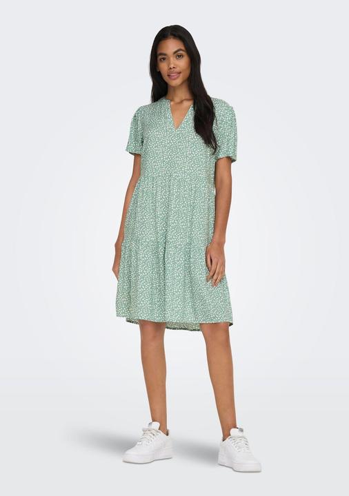 Produktbild Only V-Ausschnitt Kleid mit kurzen Ärmeln (L)