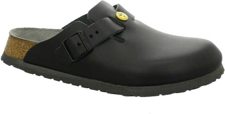 Birkenstock Boston ESD Naturleder Schmal