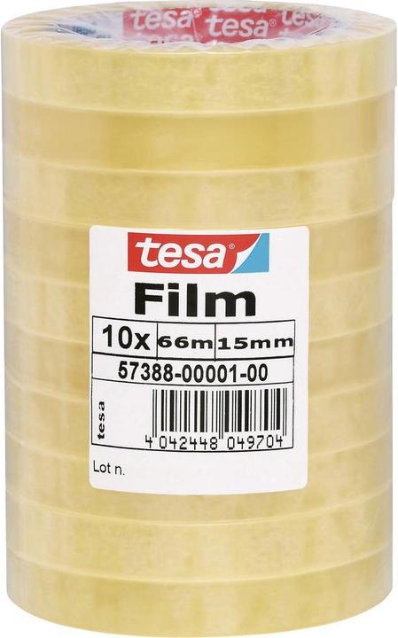 Actual product image tesa Tesafilm 10x STANDARD adhesive tape (15 mm)