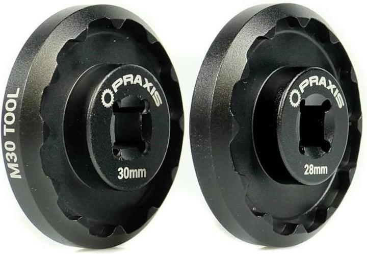 Praxis works Praxis CX/Gravel/Road chainring set, 46/39, 130 mm. Black. (46)