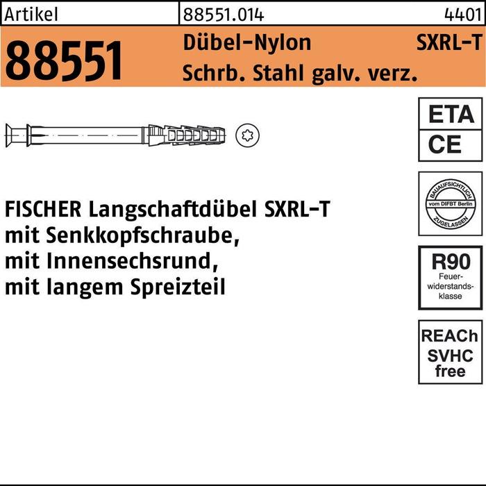 Image du produit Fischer Ensemble de chevilles (50 pcs)
