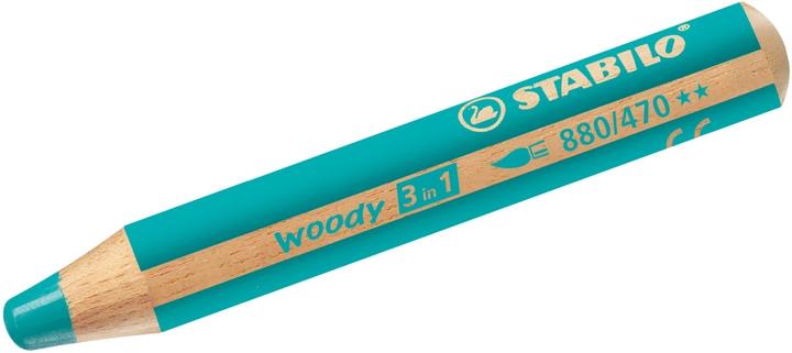 Produktbild STABILO woody 3 in 1 Buntstift (Türkis, 1 x)