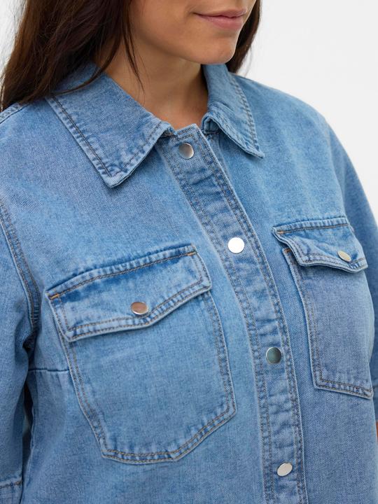 Actual product image Vero Moda VMCFENJA Kurzes Kleid Jeanskleid (44)