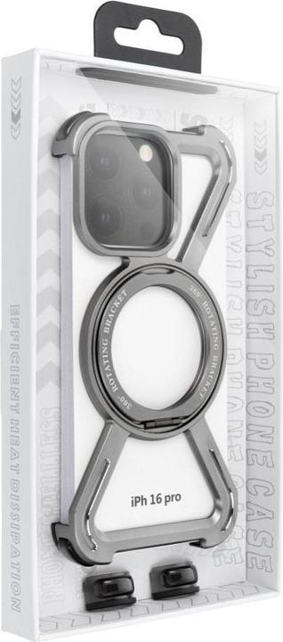 Actual product image OEM Back panel cover Case TITANIUM Escort for IPHONE 15 silver (Apple iPhone 15)