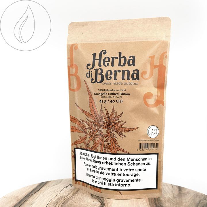 Actual product image Herba di Berna Orangello (45 g, Outdoor)