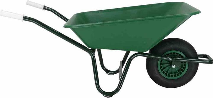 Produktbild FORT Gartenkarre 90 Liter PP-Mulde, lackierter Rahmen mit Kippbügel