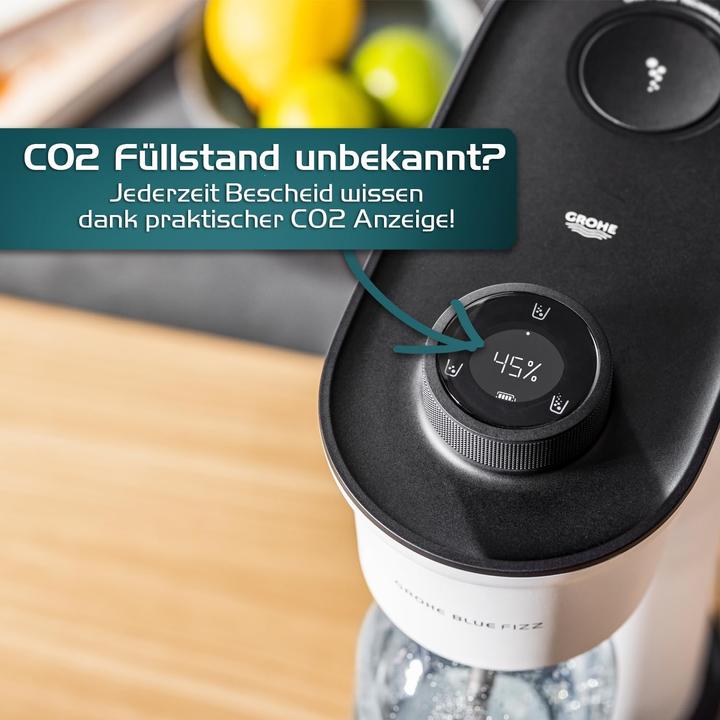 Actual product image Grohe Blue FIZZ Advanced Wassersprudler mit CO2 Display
