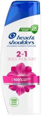 Actual product image Head & Shoulders Smooth & Silky Shampoo 2 in 1 - 330 ml (330 ml)