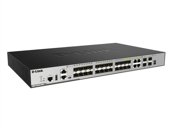 Produktbild D-Link 28-P LAYER 3 FIBER 1G SWITCH (28 Ports)