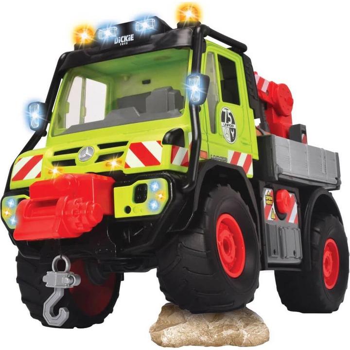Actual product image Dickie Mercedes Benz Unimog U530 for forestry work
