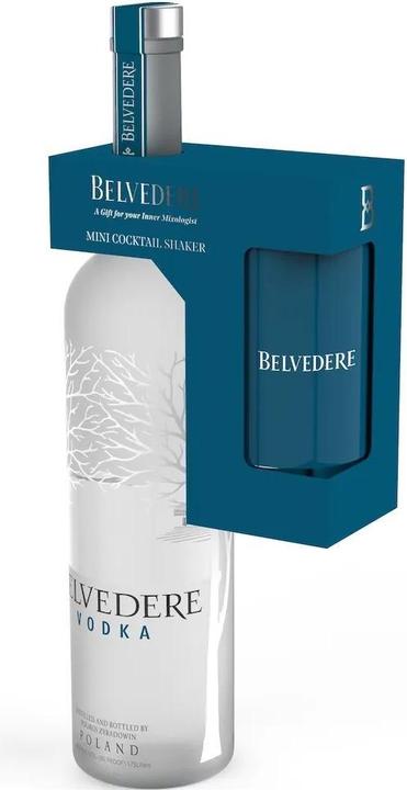 Produktbild Belvedere Vodka with Mini Cocktail Shaker (1 x 70 cl)