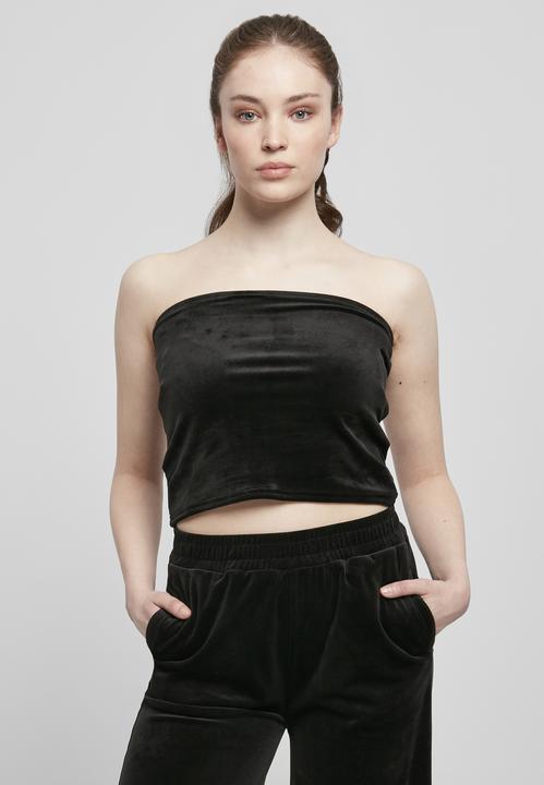 Immagine prodotto Urban Classics Top corto da donna in velluto (M)