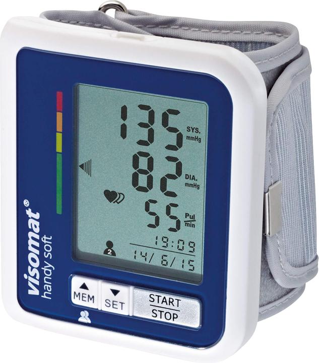 Actual product image Visomat handy soft blood pressure monitor (Blood pressure monitor wrist)