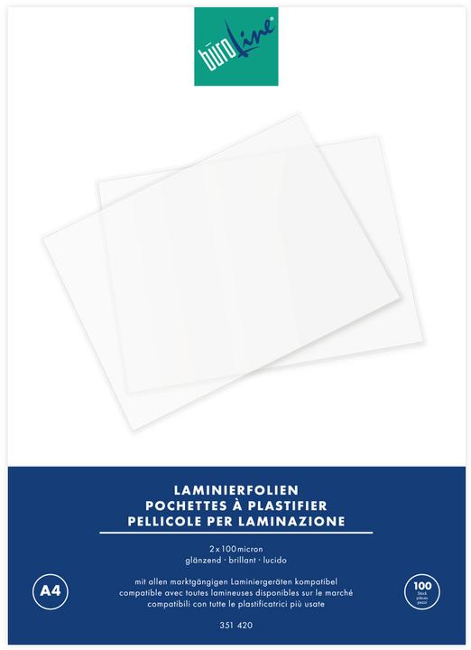 Immagine prodotto BüroLine Fogli di laminazione (A4, 100 Pezzo/i, 100 µm)