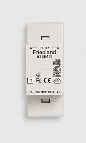 Actual product image Honeywell Bell transformer VDE E3554N Friedland 8V/2A