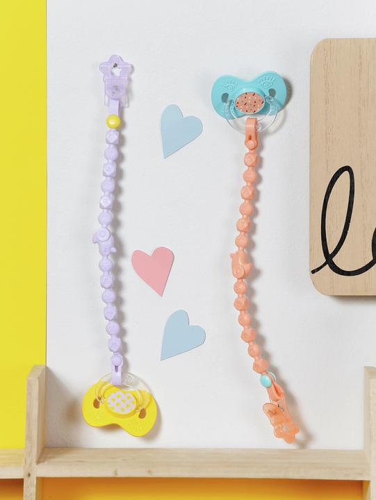 Actual product image Zapf Creation Baby born Magic Pacifier & Chain (1 x, from 3 yrs.)
