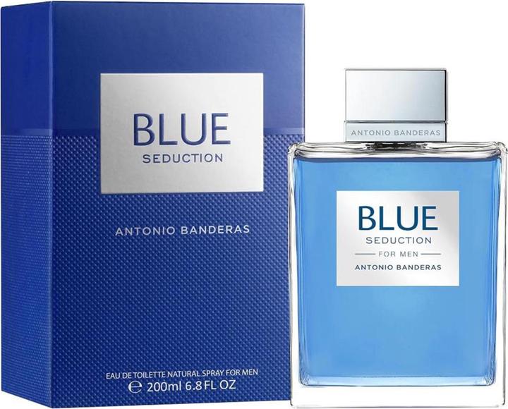 Actual product image Antonio Banderas Blue Seduction Eau De Toilette For Men Natural Spray 200 Ml (Eau de toilette, 200 ml)