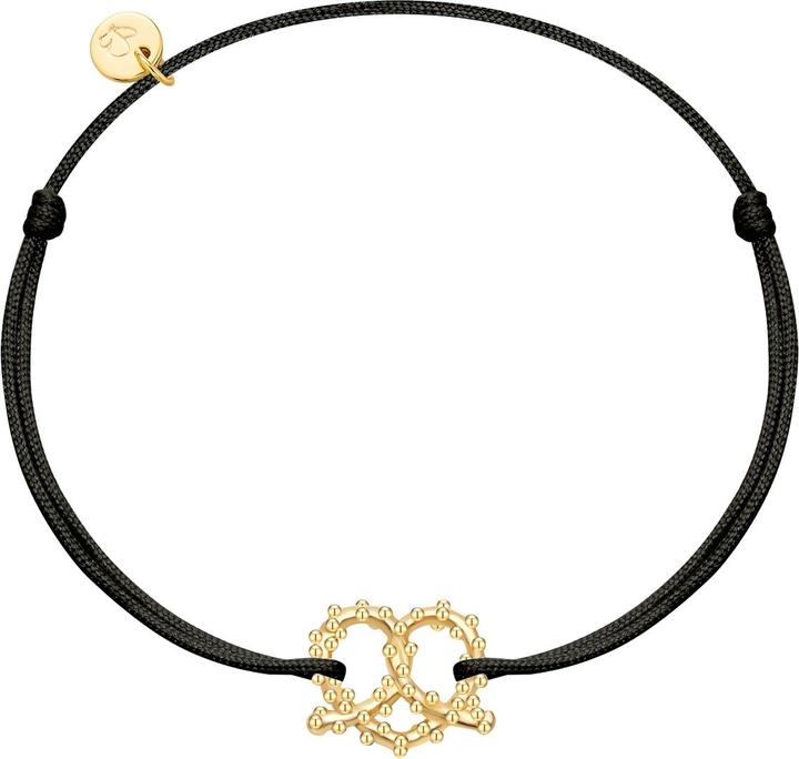 Immagine prodotto Glanzstücke München Bracciale da donna con cuore pretzel - 36370 (22 cm, Argento)