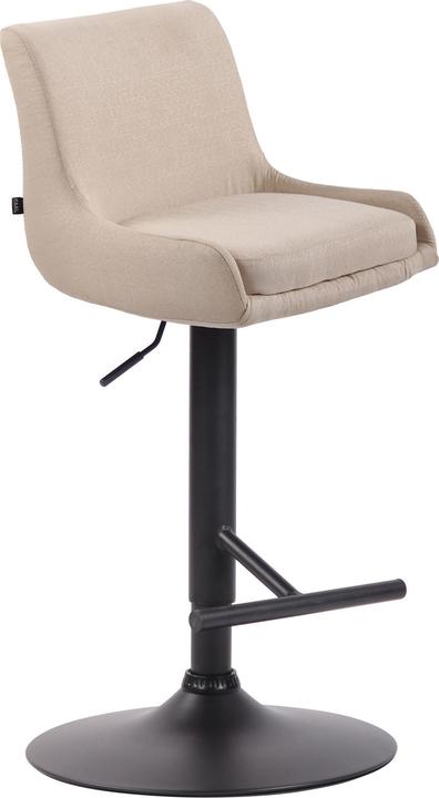 Produktbild Swisshandel24 Barhocker Club Stoff schwarz creme